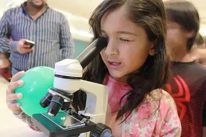 Ni&ntilde;as en la ciencia - Foto, Gobierno de M&eacute;xico