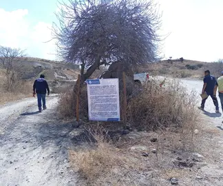 La PAOT intervino el predio ubicado en el &Aacute;rea Natural Protegida Regi&oacute;n Volc&aacute;nica Siete Luminarias.