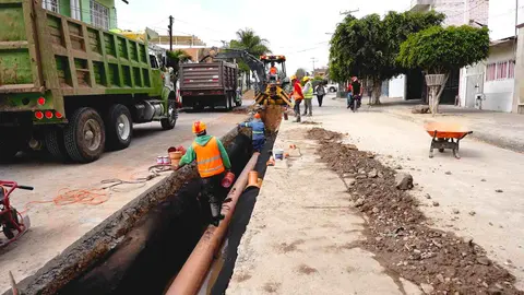 Cuadrillas de SAPAL concluyeron la sustituci&oacute;n de la red de alcantarillado en la colonia Vista Hermosa,