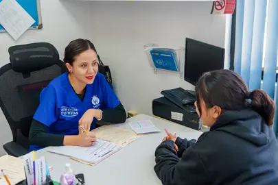 Personal de la Secretar&iacute;a de Salud de Guanajuato brinda seguimiento a pacientes en la red de centros comunitarios de salud mental.