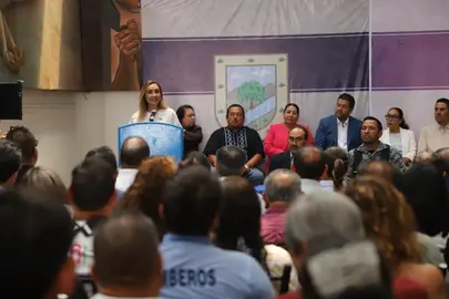Autoridades estatales y municipales encabezaron la ceremonia de instalaci&oacute;n del comit&eacute; que coordinar&aacute; las actividades para celebrar los cinco siglos de historia de Ac&aacute;mbaro.