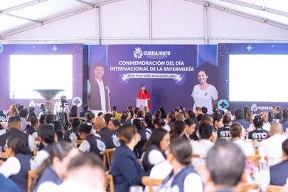 Autoridades estatales celebraron el compromiso y la vocaci&oacute;n de servicio del personal de enfermer&iacute;a en todo el territorio guanajuatense.