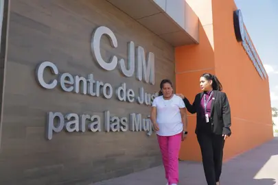 Fachada del Centro de Justicia para las Mujeres (CJM), modelo operativo que se reforzar&aacute; en la entidad a partir del 16 de junio con la entrada en funciones de los nuevos juzgados mixtos especializados en violencia de g&eacute;nero.