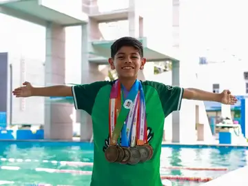 El clavadista leon&eacute;s Iker Mauricio Cruz ya sue&ntilde;a con participar en olimpiadas