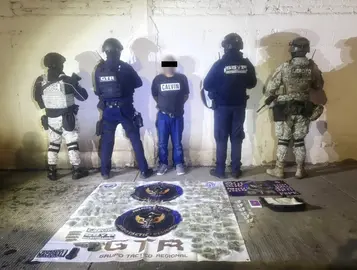 Detiene Grupo T&aacute;ctico Regional a presunto distribuidor de droga en Le&oacute;n