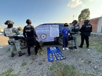 Detiene Unidad K9 a una persona y asegura m&aacute;s de 600 dosis de droga