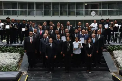 Guanajuatenses reciben Medalla al M&eacute;rito Penitenciario