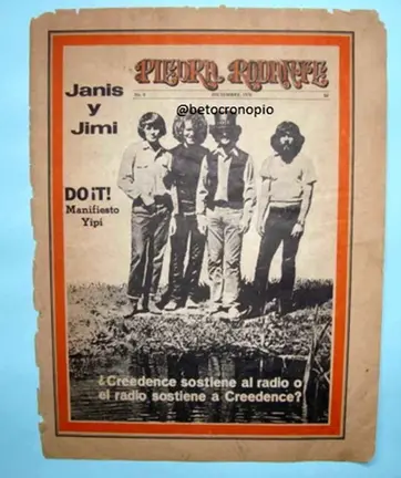 La revista Piedra Rodante