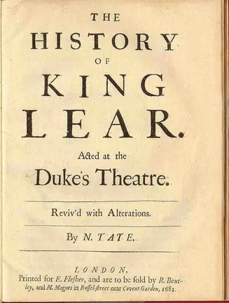 Shakespirianas - King Lear Tate