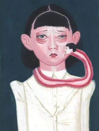 Poema- Lizzie Castro - Arte de Aleksandra Waliszewska