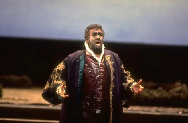 Pl&aacute;cido Domingo, Otelo, Met, 1994. Johan Elbers Collection, Getty Images