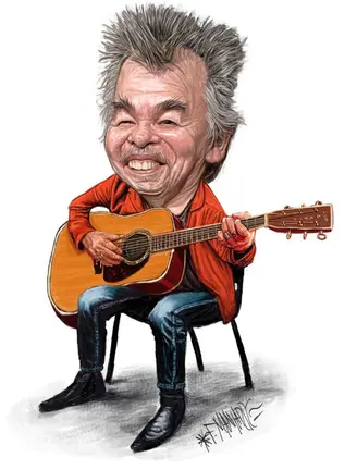John Prine - Ilustración, Manjarrez
