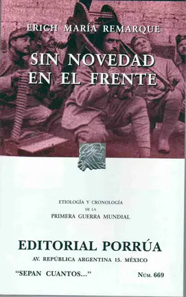 Sin novedad en el frente, Erich Mar&iacute;a Remarque