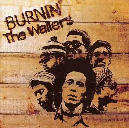 Burnin', The Wailers, 1973 - Carátula del álbum