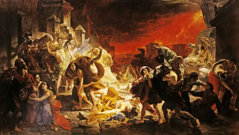 El último día de Pompeya, Karl Briulov, 1833