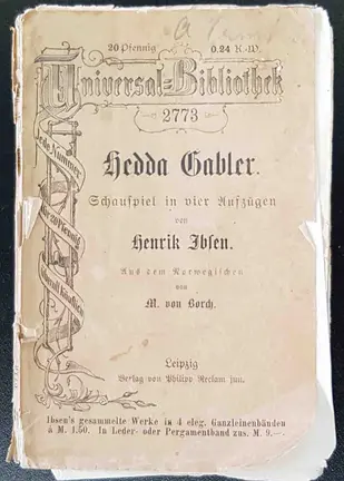 Hedda Gabler de Henrik Ibsen