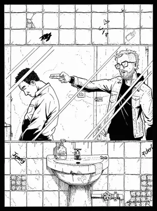En un ba&ntilde;o publico, Esteban Morales Calatayud, Fideo