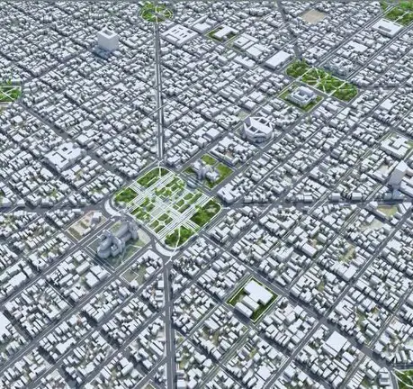 Modelo 3D de La Plata