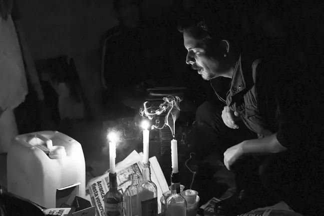 Nota Roja, escena de la obra - Foto, M&oacute;nica Sol&iacute;s