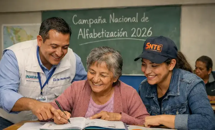 INAEBA invita a que docentes de Guanajuato participen en campa&ntilde;a nacional de alfabetizaci&oacute;n 2026