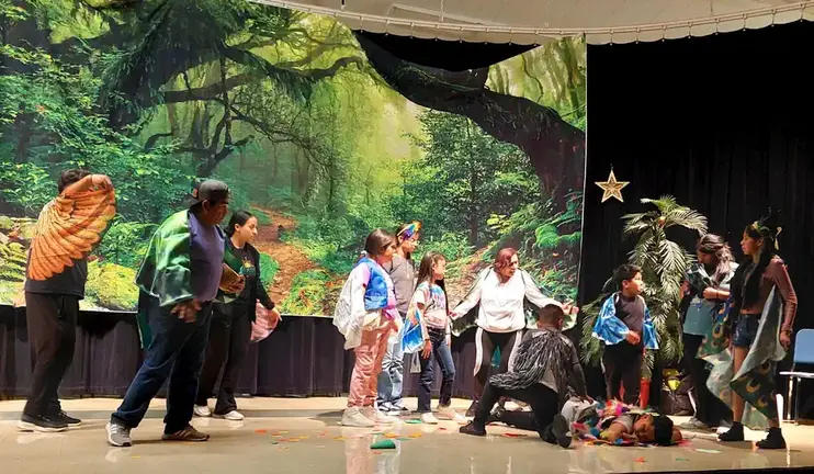 El murci&eacute;lago de colores - Foto, Sandra Carrazco