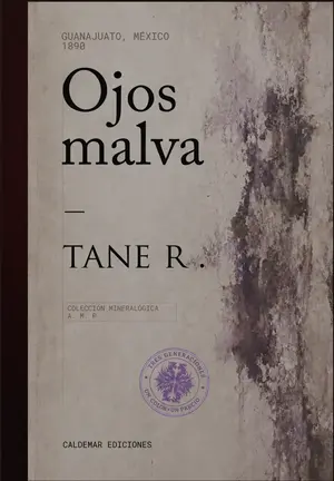 Ojos color malva - Portada del libro