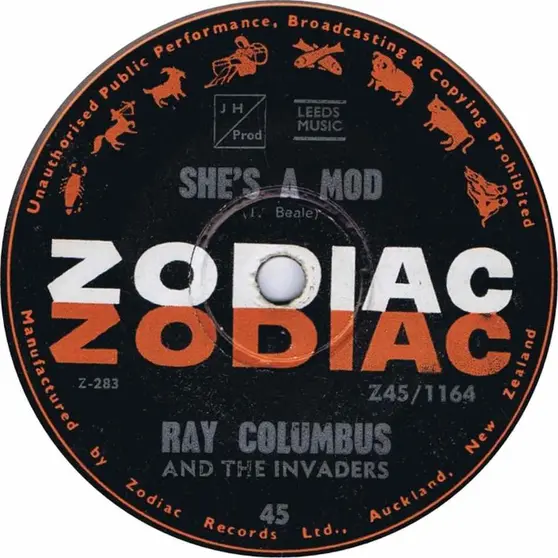 Ray Columbus and The Invaders, she's a mod