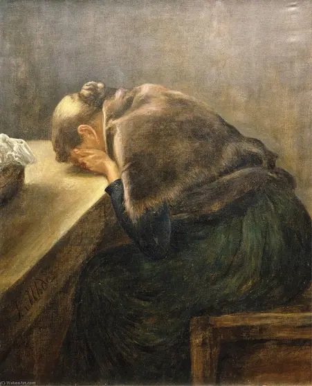Fritz-Von-Uhde-Mourning