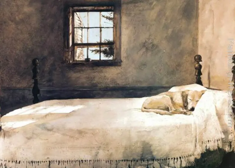 Master bedroom. Andrew Wyeth
