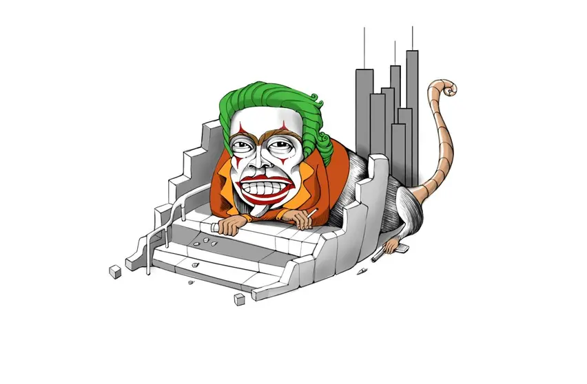 La ciudad es una rata gigante - Ilustración de @victor.hermosillo