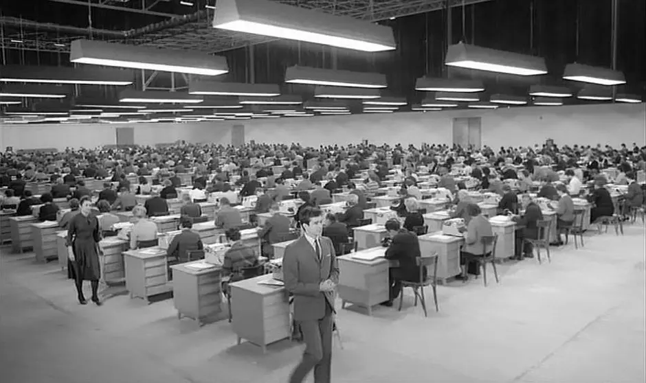The Trial, Orson Welles, 1962. Fotograma de la película