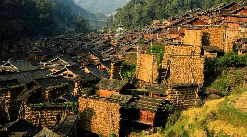 Rural Chinese mountain