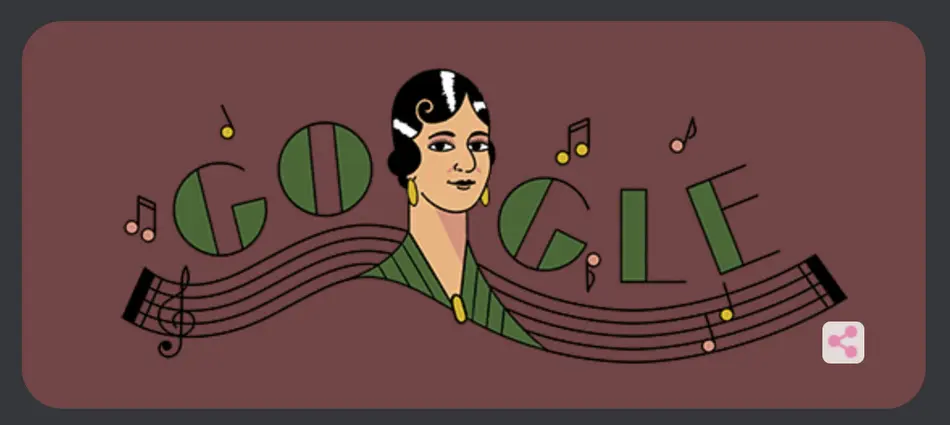 Google celebra a la compositora leonesa María Grever