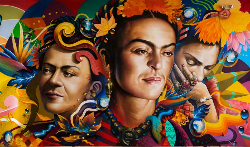 'Las tres fridas' [fragmento], obra incluida en el libro MUROS del IMJU León