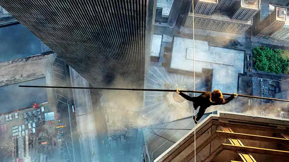 Philippe Petit (Joseph Gordon-Levitt) in TriStar Pictures' THE WALK.