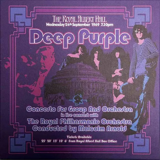 Deep Purple, promocional del concierto 1969