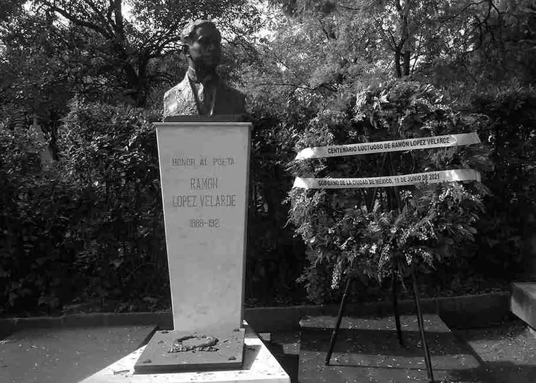 Conmemoran 100 años del facecimiento de Ramón López Velarde - Foto, Pascual Borzelli Iglesias