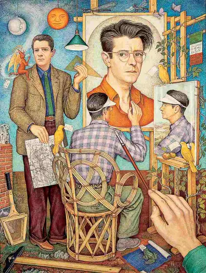 Autorretrato múltiple 1950 - Juan O'Gorman