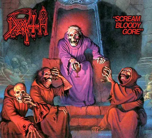 Scream Bloody Gore, Death - Portada del álbum