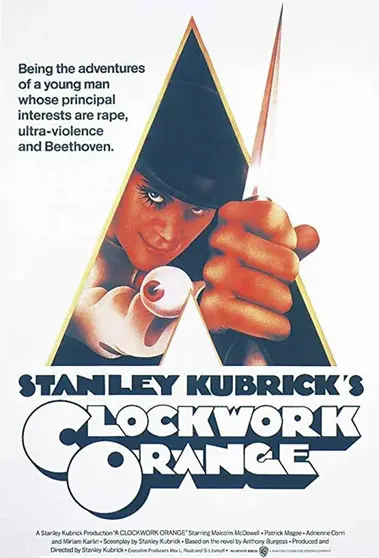 A Clockwork Orange, 1971, Stanley Kubrick - Cartel de la película