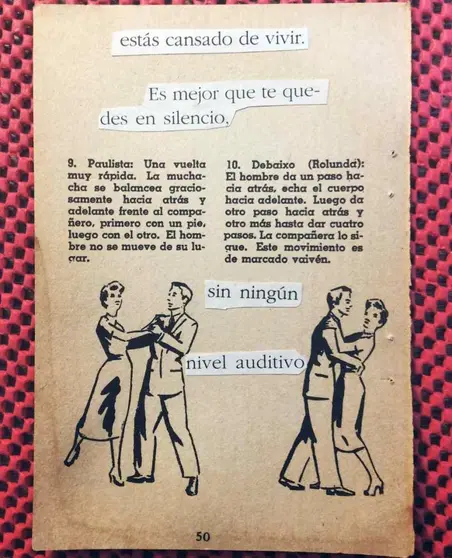 Estás cansado de vivir - Collage, Julio Rivera