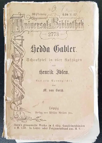 Hedda Gabler de Henrik Ibsen