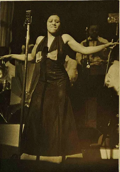 Blanche Calloway - Foto cortesía de Harvard Theatre Collection