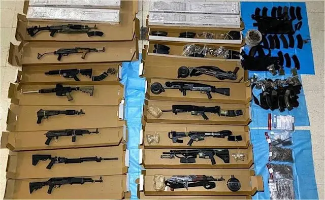 armas de fuego aseguradas