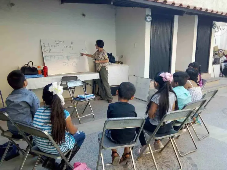 coros niños escuela