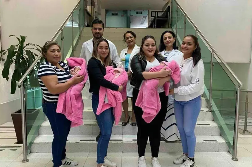 Nacen trillizas en el IMSS Guanajuato