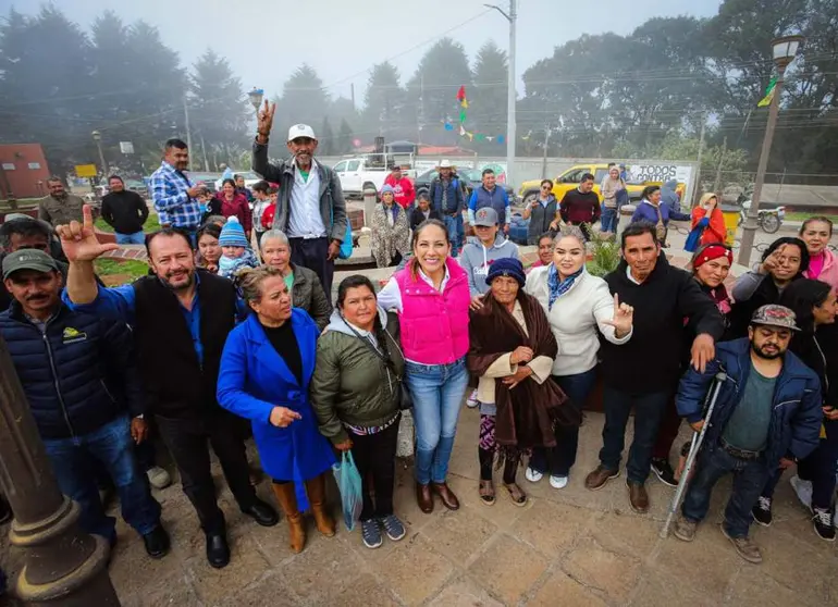 Libia Dennise define  en Xichú al noreste como su prioridadú