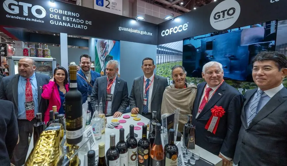Diego Sinhue encabeza visita guanajuatense a la feria FOODEX de Japón