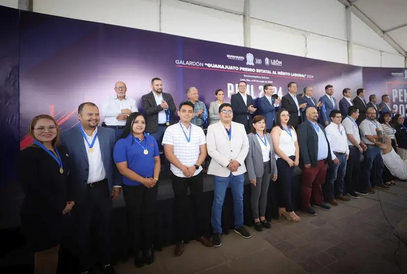 Guanajuato entrega el premio estatal al mérito laboral 2024