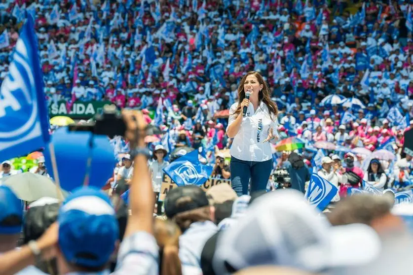 Libia cierre campaña eñectoral en el estadio León
